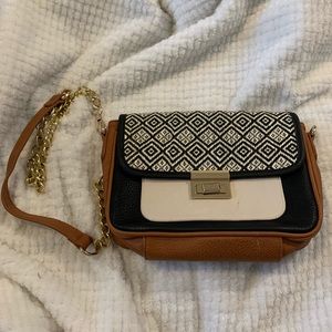 Brown and Black Tribal Purse